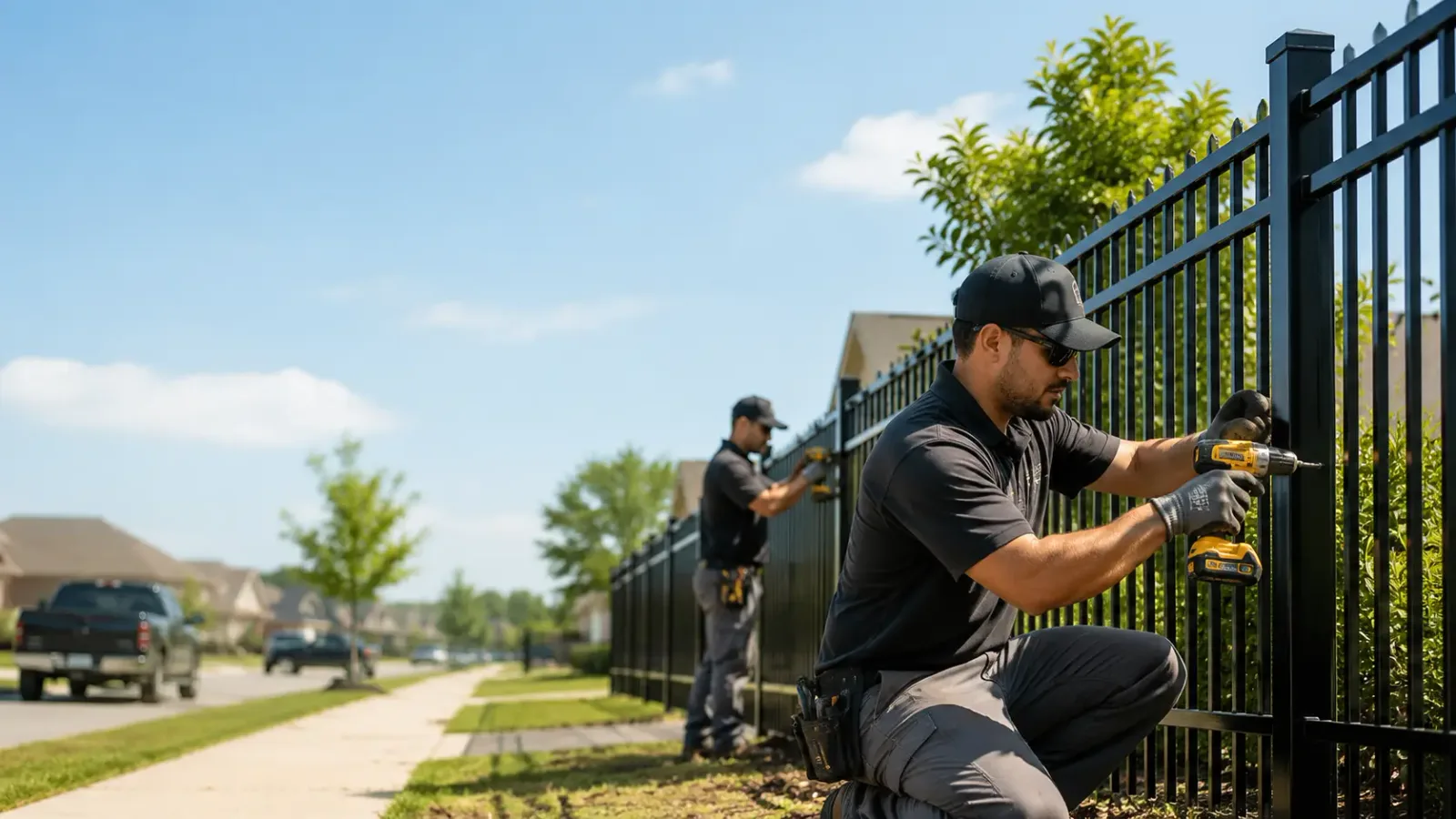 Metal Fence Installation in Magnolia, AR